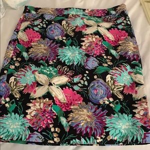 J. Crew Factory floral pencil skirt Corint…